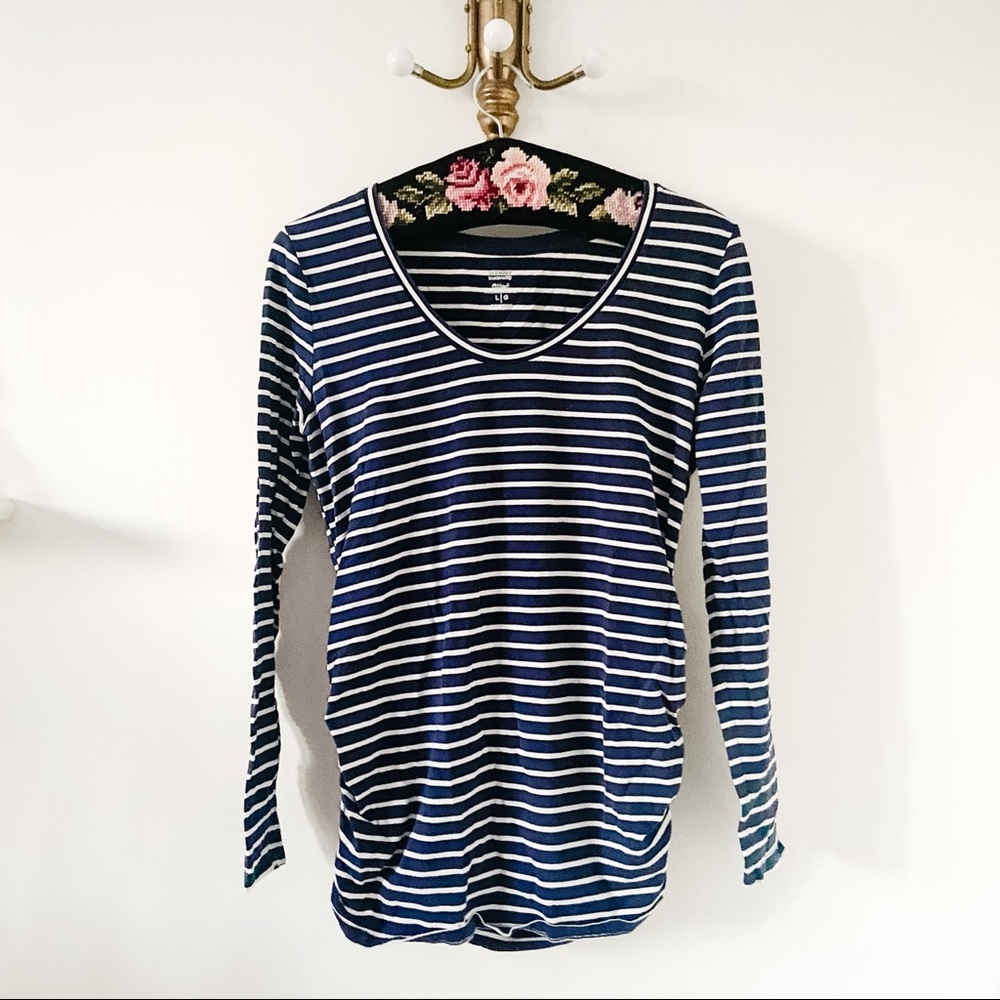 OLD NAVY Striped Maternity Top